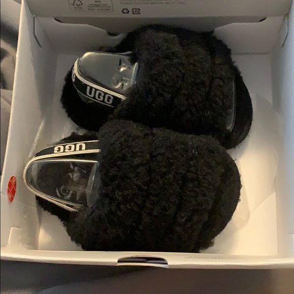 UGG Other - Toddler fur ugg slides